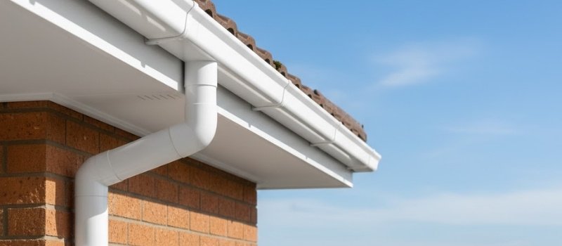 Integrating fascia with guttering for rainwater management