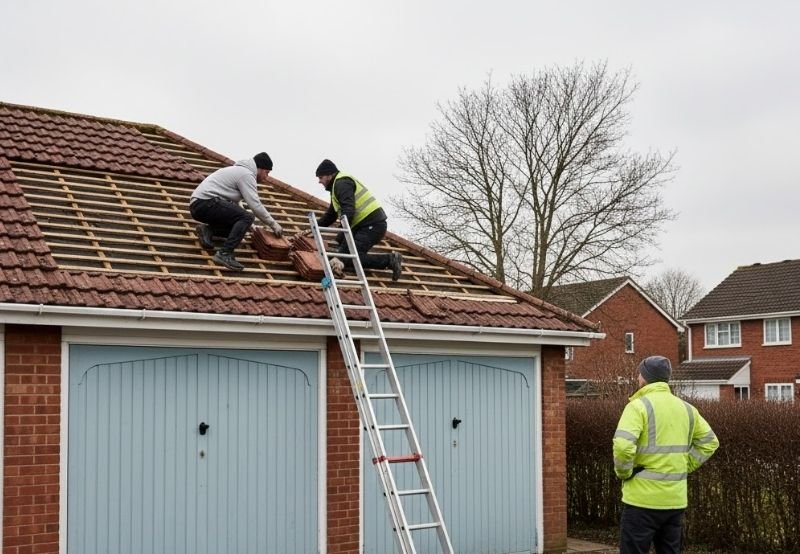 What to expect when you hire North Roof for your garage roof repair project