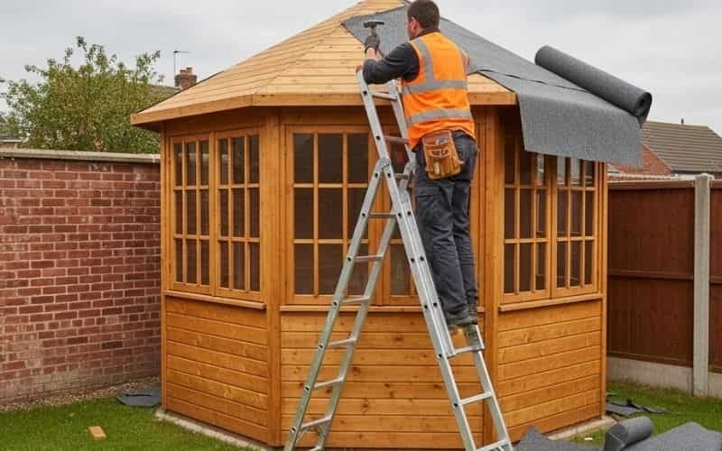 Summerhouse Roof Replacement Malton
